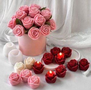 แม่พิมพ์ซิลิโคนเรซิ่นรูปดอกทิวลิป3D แบบ H-0691/2 3แบบสำหรับทำเทียนอีพ็อกซี่แม่พิมพ์เทียนไขถั่วเหลืองของขวัญวันหยุด - Product Image 2