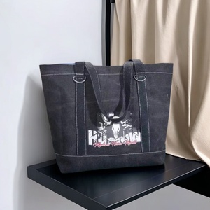 Hot Sell Promotional Eco-Friendly CE Certified Reusable <b>Foldable</b> Canvas Tote <b>Bags</b> Recycle Large Logos Support Small Quantity - Product Image 6