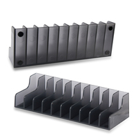 Dobe Lot de 2 Supports/Rangements pour Disques de Jeu PS4 Slim Pro – Accessoire de Stockage en Plastique pour Cartes de Jeu et Autres Accessoires Gaming