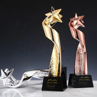 Trophée en résine cristalline personnalisé, récompense créative pour équipe championne, gravure, trophées, médailles et plaques de qualité supérieure