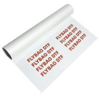 Impresión por transferencia de calor Película de PET Inyección Papel de tinta de impresión DTF Transferencia de imagen Medios Rollo de película Hoja Serigrafía