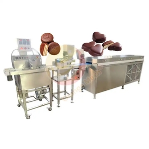 Nueva máquina <span class=keywords><strong>de</strong></span> envoltura <span class=keywords><strong>de</strong></span> <span class=keywords><strong>chocolate</strong></span> <span class=keywords><strong>de</strong></span> frutas con máquina <span class=keywords><strong>de</strong></span> acristalamiento <span class=keywords><strong>de</strong></span> inmersión <span class=keywords><strong>de</strong></span> túnel <span class=keywords><strong>de</strong></span> enfriamiento para pastel para nueces leche maíz - Product Image 1