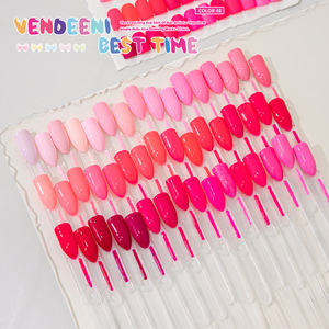 Esmalte <span class=keywords><strong>de</strong></span> <span class=keywords><strong>Uñas</strong></span> en Gel Magenta Serie 48Color, Popular, Iluminador, <span class=keywords><strong>Rosa</strong></span> Piel, Rojo <span class=keywords><strong>Rosa</strong></span>, Estilo Chica Moderna, Reforzado, Morandi, para Uso en Salón - Product Image 4