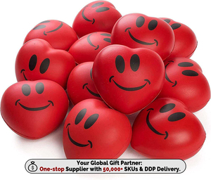 Juguetes de Diseño, Pelota Antiestrés con Logotipo Personalizado, Pelota Antiestrés en Forma de Corazón, Pelota Antiestrés Redonda de PU, Juguete para Aliviar el Estrés - Product Image 5