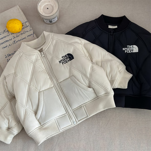 The North Face Kids Quilted Winter Jacket Thick Warm Windproof Boys Outerwear Coat - Product Image 4