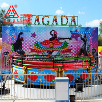 Manège Disco Tagada 24 places, design premium, idéal pour les festivals et parcs d'attractions