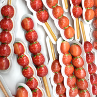 Bonbons en gros saveur fruitée, sucettes gélifiées moelleuses en forme de raisin, enrobées de sucre, fourrées à la confiture, bonbons gommeux à mâcher