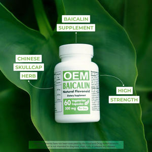 Baicalin baicalin Baikal skullcap สารสกัดจากราก85% baicalin แคปซูล baicalin ผลิตภัณฑ์เสริมอาหาร - Product Image 3