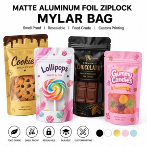 Custom Printed Zipper Biodegradable Stand up Pouch Recyclable Ziplock Food Pouch Packaging Custom <b>Zip</b> Lock <b>Bag</b> - Product Image 1