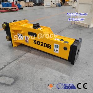 साइड प्रकार हाइड्रोलिक ब्रेकर sb20 sy450 मिमी चिजेल चीन आपूर्तिकर्ता के साथ - Product Image 5