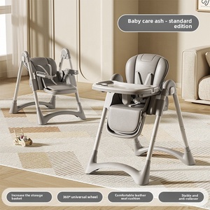 <span class=keywords><strong>Chaise</strong></span> haute multifonctionnelle pour bébé Three Little Fish, <span class=keywords><strong>chaise</strong></span> de repas réglable en hauteur, pliable et inclinable pour nourrissons - Product Image 6
