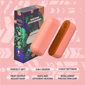 New style Magnetic Rechargeable <b>Electric</b> <b>Portable</b> Hand Warmers Long Lasting Safe Heating Warmer Pocket <b>Heater</b> Winter Outdoor - Product Image 3