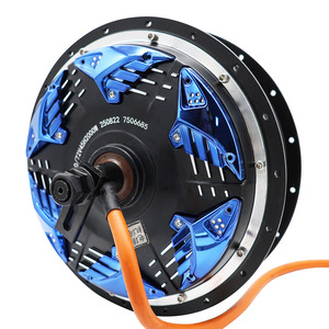 Motor sin Escobillas DKMOTOR 2000W 72V A215 45H, Impermeable, con Imán, para Scooter o Bote, 60V Azul, 72V, 10 Pulgadas, A215 - Product Image 3