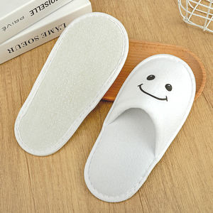 공장 도매 아동용 벨벳 미끄럼 방지 호텔 일회용 슬리퍼 - Product Image 2