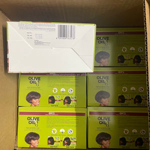 Crème lissante capillaire longue durée sans soude à l'huile d'olive, nourrissante, pour usage domestique et professionnel en salon - Product Image 6