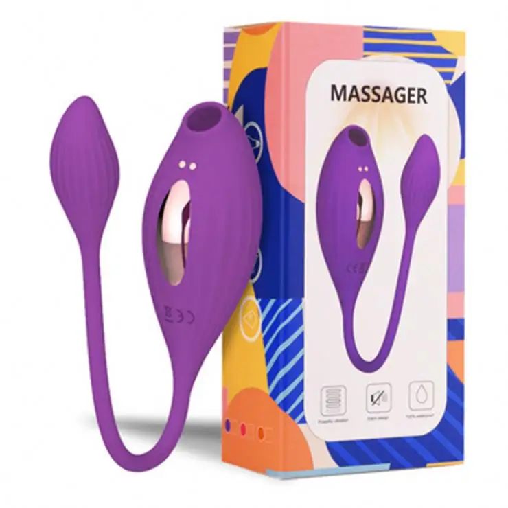 Multiple Pleasure 2 In 1 Love Jump Egg Vibrator/Mouse Vibrating Sucking Pussy Toys For Woman