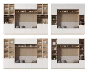 Aparador de Madera Maciza de Lujo para Sala de Estar y Mueble Buffet para Restaurante, Tamaños Personalizables - Product Image 6