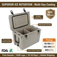 Glacière isotherme 25QT pour festivals de musique, concerts, fêtes, événements en extérieur, stockage de boissons et aliments, vente en gros et approvisionnement en vrac