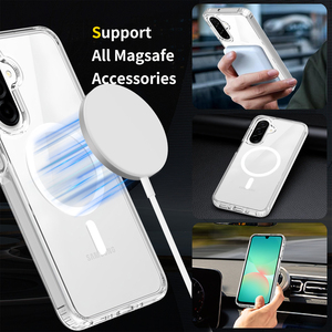 Clair TPU + PC 2.0mm mince anti-rayures antichoc housse de téléphone pour <span class=keywords><strong>Samsung</strong></span> pour Galaxy A16/A26/A17 étuis de téléphone portable magnétiques - Product Image 4