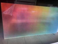Feuille de laminage holographique personnalisée, feuille mince et brillante, feuille acrylique holographique