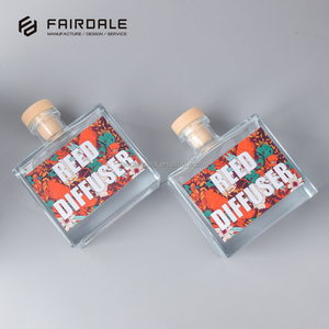 ขวดน้ำหอมปรับอากาศแบบกำหนดเอง,ขวดสีดำสีขาวแบบขุ่นกระจายกลิ่น - Product Image 2