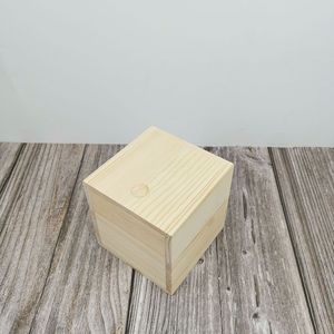 Wooden Storage Box Rectangular Pine Wood <b>Pull</b> <b>Out</b> Box General Packaging Standing Type Customizable Size - Product Image 4