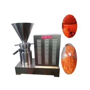 Mesin penggiling saus cabai 20-30kg/jam, mesin penggiling pasta cabai merah/gilingan koloid untuk pasta cabai