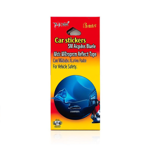 <b>Car</b> Stickers Blue 5M Microprism Reflective Tape PVC Self-adhesive Single Use for Vehicle Safety - Product Image 2