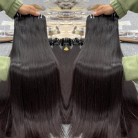 Paquete de Cabello Humano Virgen Vietnamita Liso Natural Sin Procesar, Cutícula Alineada, Proveedor de Cabello Virgen, Extensiones de Cabello Indio y Camboyano