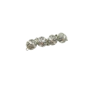 Electroplated Alloy Round <b>Ball</b> Magnetic Clasp For Necklace Making DIY Jewelry Accessories <b>Sphere</b> Shape Plated Finish - Product Image 5