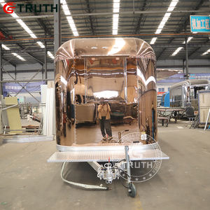 Truth Rose Golden Mobile Kitchen <span class=keywords><strong>Hot</strong></span> Dog Food Trailers Entièrement équipé Mobile Pizza Food Trucks Remorque avec cuisine complète - Product Image 2