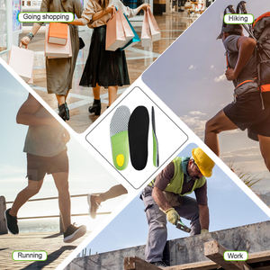 カスタムプリントロゴ入りEVA足底筋膜炎矯正インソール、柔らかく通気性のある扁平足用インソール（靴用） - Product Image 6