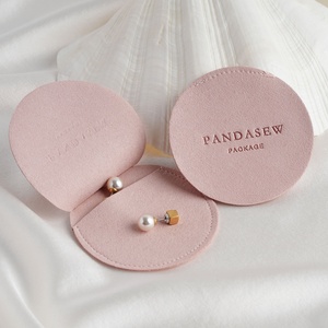 PandaSew Custom Logo Luxury Microfiber Jewelry Pouch Gift Rings Earrings Necklace Cosmetic Jewelry Packaging Bags - Product Image 1
