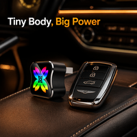 Adaptador Inalámbrico CarPlay Ultra-Mini Premium, Bluetooth Portátil, Dongle Carplay Negro para Automóvil