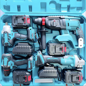 Kit d'outils sans fil professionnel 10 en 1 21V, ensemble d'outils électriques économiques pour les travaux de construction WKC-10-1 WKC-10-1 - Product Image 6