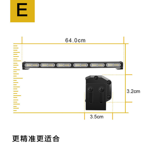 Barra de Luces LED de Seguridad Intermitente Direccional para Tráfico, Estilo <span class=keywords><strong>2023</strong></span>, Luz de Advertencia para Camiones, Barra de Luces LED para Automóviles - Product Image 3