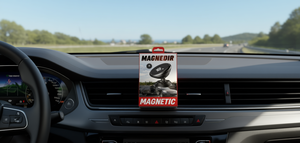 Supporto Magnetico per Auto Magnedir, Montaggio su Parabrezza, Costruzione in Plastica e Metallo - Product Image 2