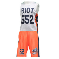 Seragam Lacrosse Sublimasi Kustom Grosir Pinnies Jaring Bersirkulasi Uniseks Lacrosse Jersey Bolak-balik