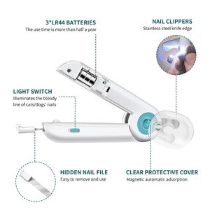 เครื่องตัดเล็บสัตว์เลี้ยง Petdom พร้อมไฟ LED สำหรับสุนัข เพื่อป้องกันการตัดเกิน - Product Image 2