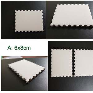 Imán de nevera de cerámica en blanco personalizado UV, recuerdo, venta al por mayor de fábrica - Product Image 3