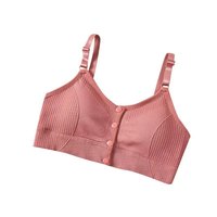 Nouveau Soutien-Gorge Bralette Sans Bretelles pour Femmes Adultes, Dos Nudité, Rembourrage Intégré, Fort Maintien, Sans Coutures, Respirant, Type Débardeur de Sport