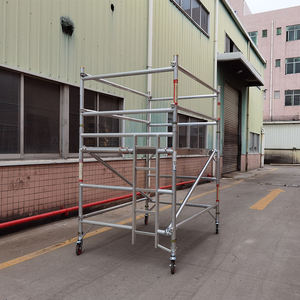 Échafaudage mobile en aluminium de 6 mètres avec marches et roues pour travaux de construction - Product Image 6