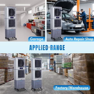 เครื่องทำความเย็นแบบระเหยสำหรับงานอุตสาหกรรมแบบอัจฉริยะ11000cmh ทะเลทรายเครื่องทำความเย็นแบบระเหยแบบหนองน้ำสำหรับงานอุตสาหกรรมเครื่องทำความเย็นในเชิงพาณิชย์ - Product Image 2