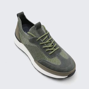 Lanci tùy chỉnh giày các nhà sản xuất với logo bay dệt da và lưới hỗn hợp thời trang Giày Sneaker sang trọng với đan - Product Image 4