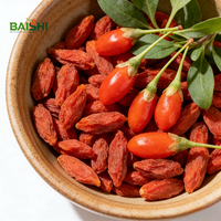 Bayas de Goji Secas Orgánicas de la UE, Dulces, 160 Granos/50g, Sin Sulfitos, Sin OMG, para la Elaboración Artesanal de Pan y Galletas