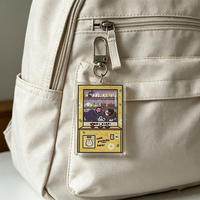 Vente en gros de porte-clés en acrylique personnalisés avec impression UV de dessins animés amusants, porte-clés en acrylique transparent imperméable personnalisé