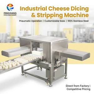 Coupe-fromage pneumatique à fil, machine à couper en cubes, acier inoxydable 304, capacité 500-1000 kg, conçue pour les fromages semi-durs - Product Image 1