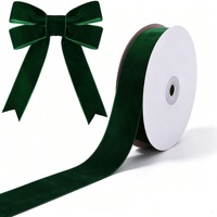 Ruban de velours non élastique simple et double face, largeur 3 mm - 50 mm, vente en gros, idéal pour la décoration.
