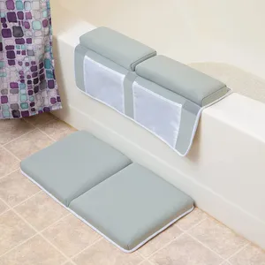 Đệm Không Thấm Nước Đệm Đầu Gối Mat Bath Kneeler Với Khuỷu Tay Pad Rest Set