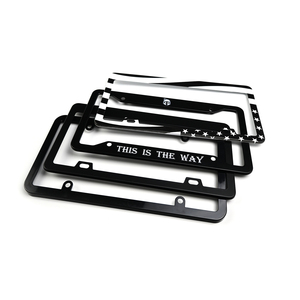 Bon marché Vente en gros Cadres de <span class=keywords><strong>plaque</strong></span> d'<span class=keywords><strong>immatriculation</strong></span> vierges réutilisables écologiques Support de <span class=keywords><strong>plaque</strong></span> de voiture <span class=keywords><strong>avec</strong></span> <span class=keywords><strong>logo</strong></span> personnalisé - Product Image 6